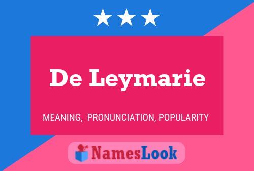 Постер имени De Leymarie