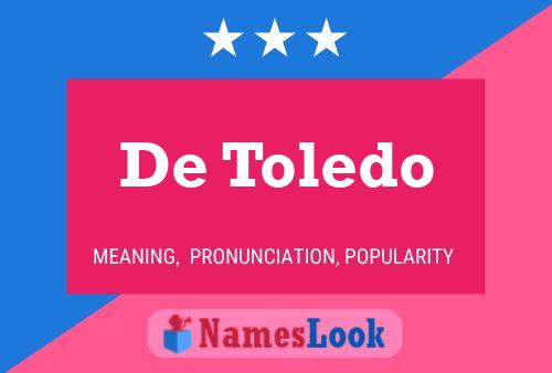 Постер имени De Toledo