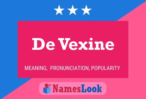 Постер имени De Vexine