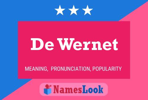 Постер имени De Wernet