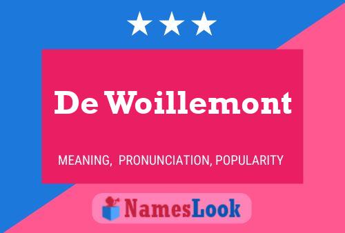 Постер имени De Woillemont