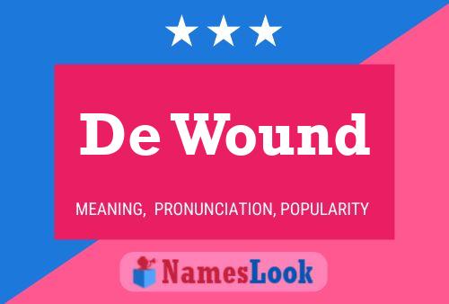 Постер имени De Wound