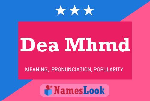 Постер имени Dea Mhmd