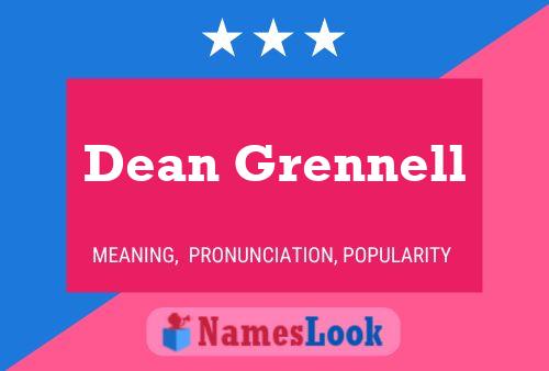 Постер имени Dean Grennell