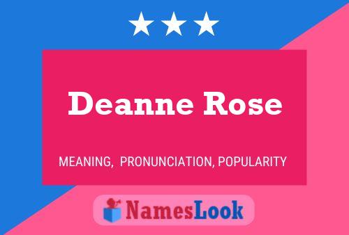 Постер имени Deanne Rose