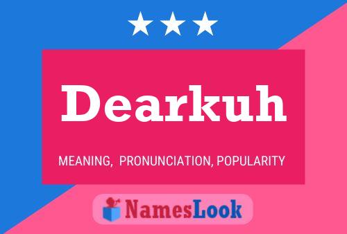 Постер имени Dearkuh