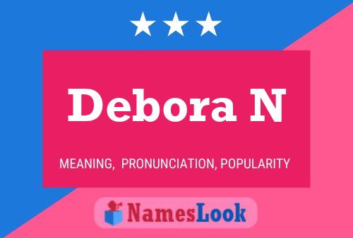 Постер имени Debora N