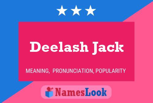 Постер имени Deelash Jack