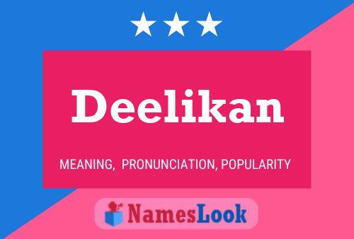 Постер имени Deelikan