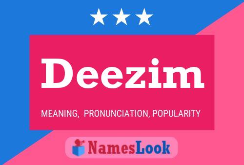 Постер имени Deezim