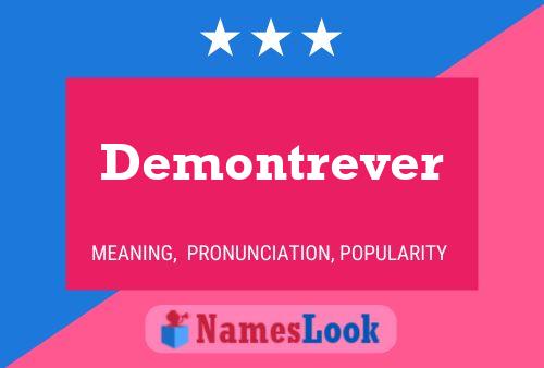 Постер имени Demontrever