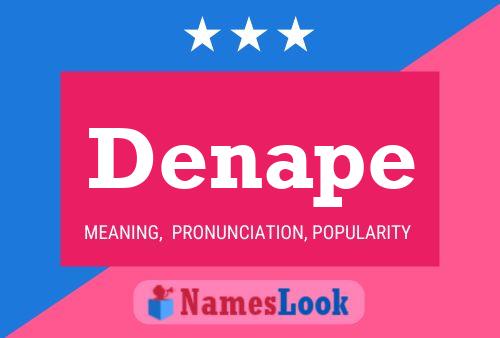 Постер имени Denape