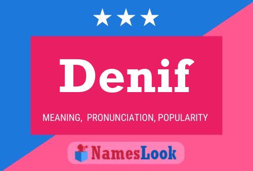 Постер имени Denif