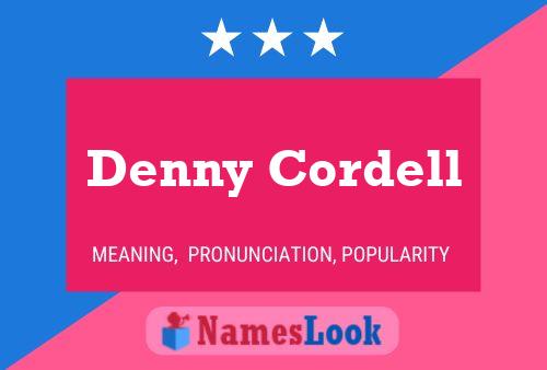 Постер имени Denny Cordell