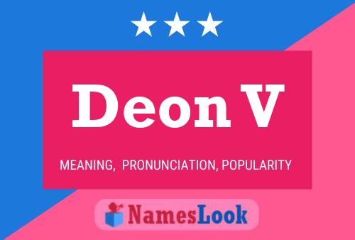 Постер имени Deon V