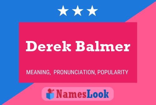 Постер имени Derek Balmer