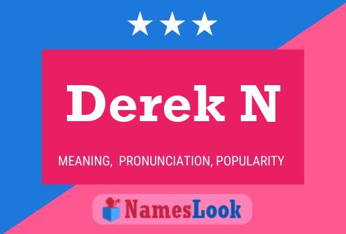 Постер имени Derek N