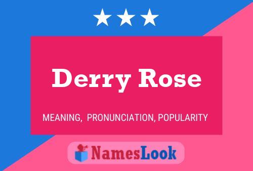 Постер имени Derry Rose