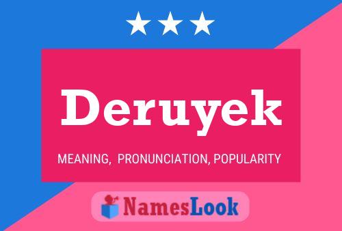 Постер имени Deruyek