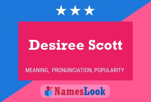 Постер имени Desiree Scott