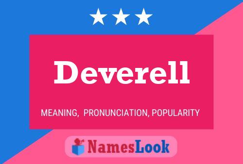 Постер имени Deverell