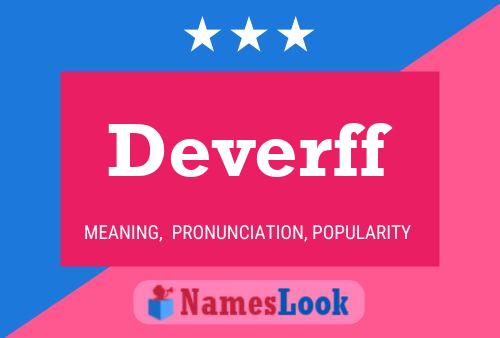 Постер имени Deverff