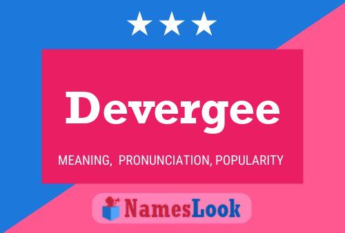 Постер имени Devergee