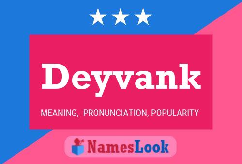 Постер имени Deyvank