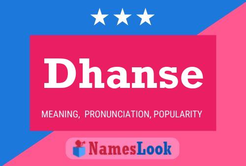 Постер имени Dhanse