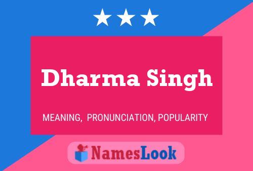 Постер имени Dharma Singh