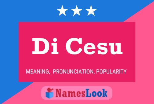 Постер имени Di Cesu