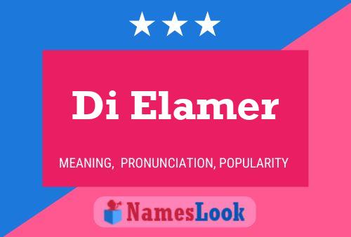 Постер имени Di Elamer