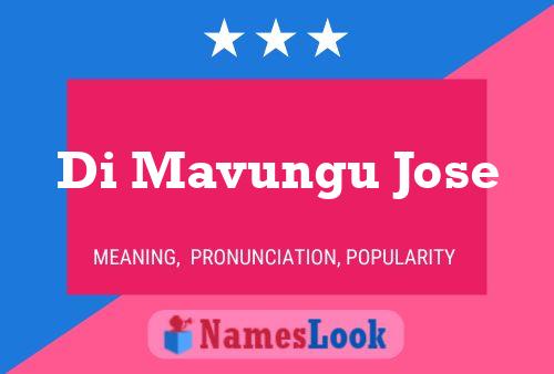 Постер имени Di Mavungu Jose