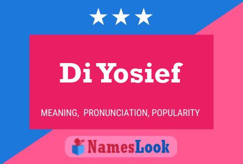 Постер имени Di Yosief