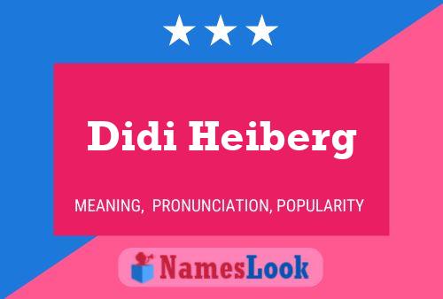 Постер имени Didi Heiberg