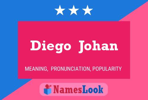 Постер имени Diego  Johan