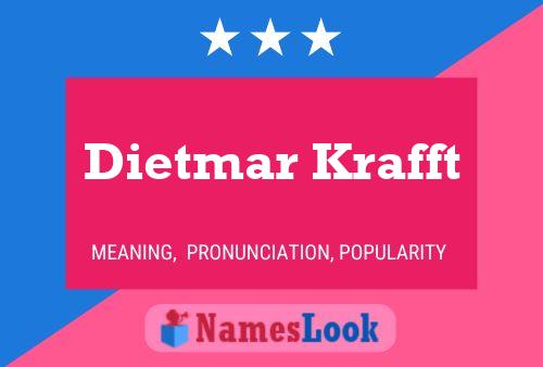 Постер имени Dietmar Krafft