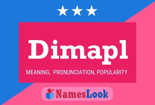 Постер имени Dimapl