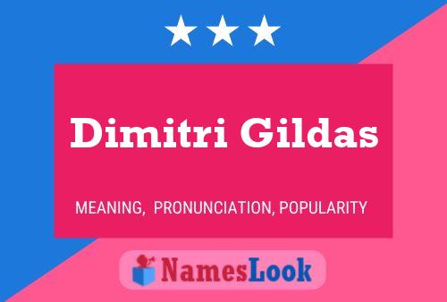 Постер имени Dimitri Gildas