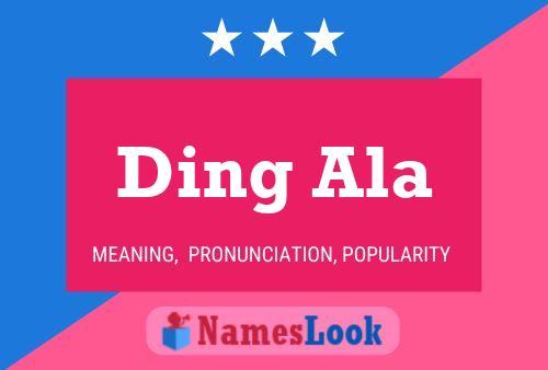 Постер имени Ding Ala