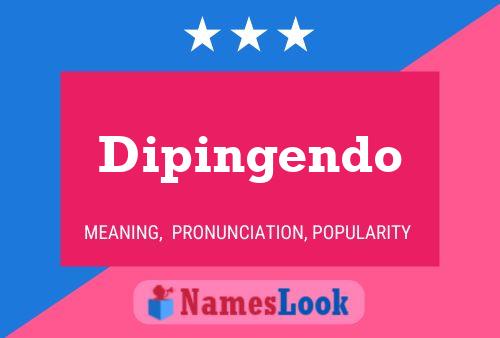 Постер имени Dipingendo