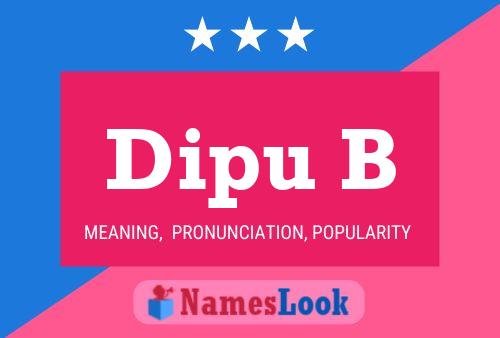 Постер имени Dipu B