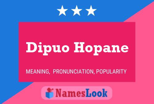 Постер имени Dipuo Hopane