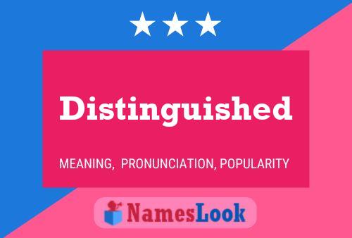 Постер имени Distinguished