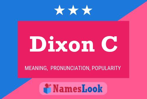 Постер имени Dixon C