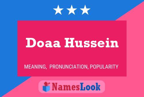 Постер имени Doaa Hussein