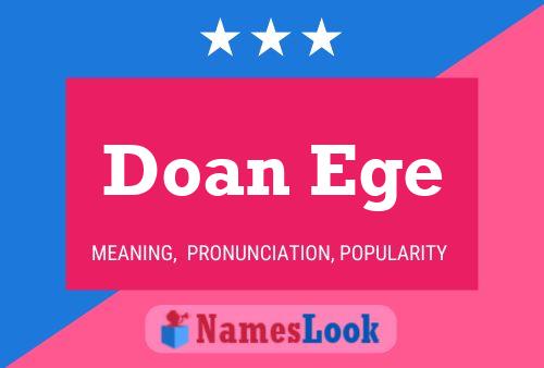 Постер имени Doan Ege