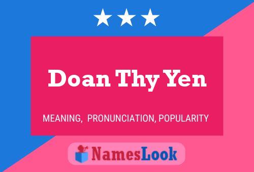 Постер имени Doan Thy Yen