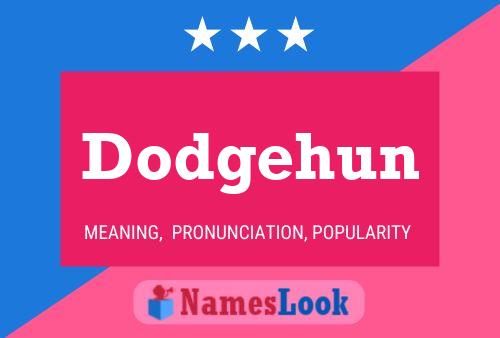 Постер имени Dodgehun