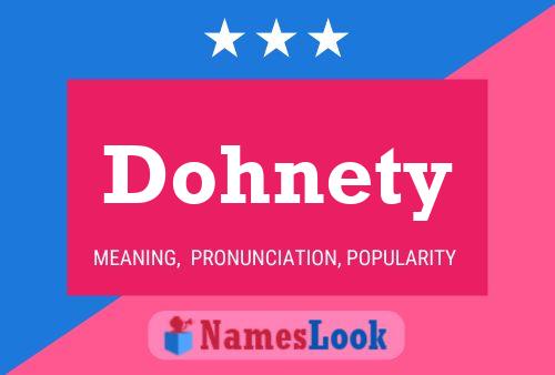 Постер имени Dohnety